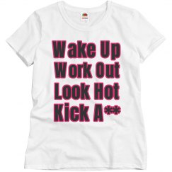 Look Hot Tee- Raspberry