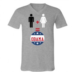 Unisex V-Neck Jersey Tee