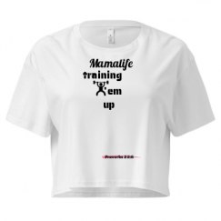 Ladies Festival Cali Crop Top Tee