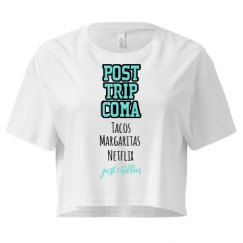 Ladies Festival Cali Crop Top Tee