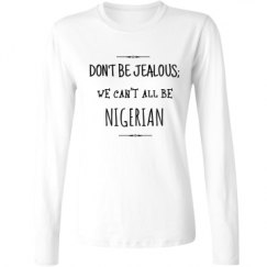 Ladies Relaxed Fit Basic Long Sleeve Tee