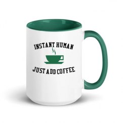 15oz Ceramic Mug with Color Inside