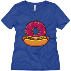 Ladies Relaxed Fit V-Neck Tee