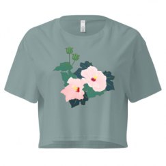 Ladies Festival Cali Crop Top Tee