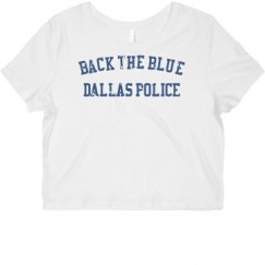 Ladies Slim Fit Crop Top Tee