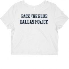 Ladies Slim Fit Crop Top Tee