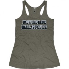 Ladies Slim Fit Super Soft Racerback Triblend Tank
