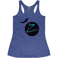 Ladies Slim Fit Super Soft Racerback Triblend Tank