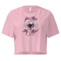 Ladies Festival Cali Crop Top Tee