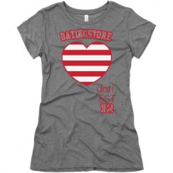 Ladies Slim Fit Super Soft Triblend Tee