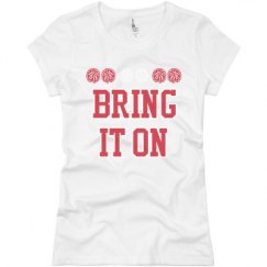 Ladies Slim Fit Basic Promo Jersey Tee