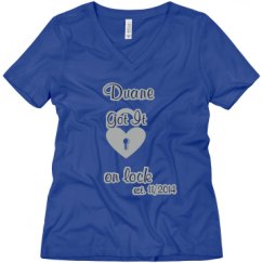 Ladies Relaxed Fit V-Neck Tee