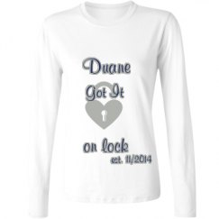 Ladies Relaxed Fit Basic Long Sleeve Tee