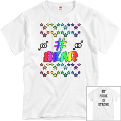 # Bear Men's (F/B My Pride Is Strong Tee)