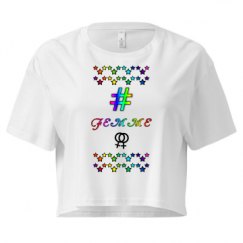 Ladies Festival Cali Crop Top Tee