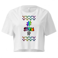 Ladies Festival Cali Crop Top Tee