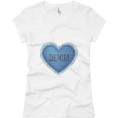 Ladies Slim Fit Basic Promo Jersey Tee