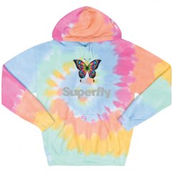 Unisex Tie-Dye Fleece Hoodie