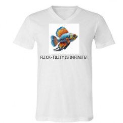 Unisex V-Neck Jersey Tee