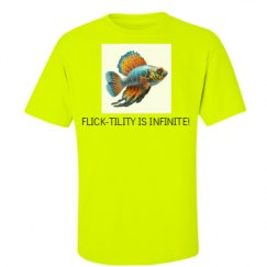 Unisex Ultra Cotton Safety Neon Crewneck Tee