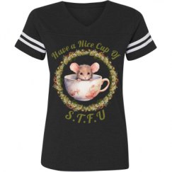 Ladies Relaxed Fit Vintage Sports Tee