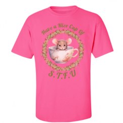 Unisex Ultra Cotton Safety Neon Crewneck Tee