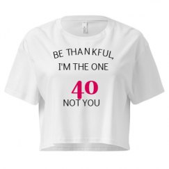 Ladies Festival Cali Crop Top Tee