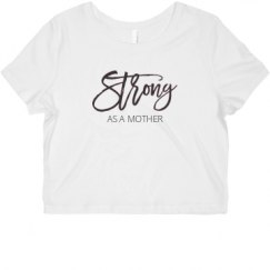 Ladies Slim Fit Crop Top Tee