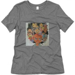 Ladies Relaxed Fit Super Soft Triblend Tee