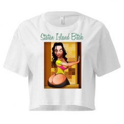 Ladies Festival Cali Crop Top Tee