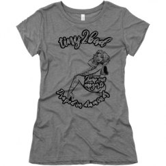 Ladies Slim Fit Super Soft Triblend Tee