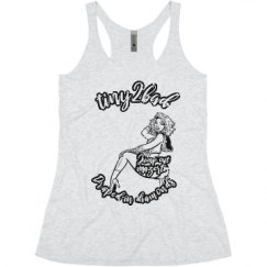 Ladies Slim Fit Super Soft Racerback Triblend Tank