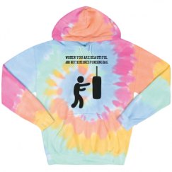 Unisex Tie-Dye Fleece Hoodie