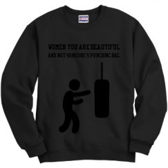 Unisex Film and Foil Crewneck Sweatshirt
