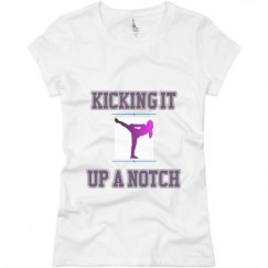 Ladies Slim Fit Basic Promo Jersey Tee