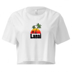 Ladies Festival Cali Crop Top Tee