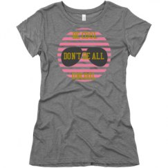 Ladies Slim Fit Super Soft Triblend Tee