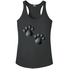 Cute Dog Cat Paw Prints Pattern