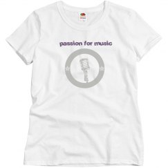 passion for music ladies top