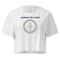 Ladies Festival Cali Crop Top Tee