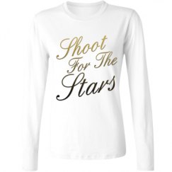 Ladies Relaxed Fit Basic Long Sleeve Tee