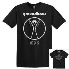 GROUNDHAUS mens t-shirt w/ back distressed BRC 2022