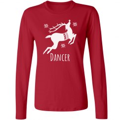 Dancer Reindeer Christmas T