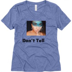 Ladies Relaxed Fit Super Soft Triblend V-Neck Tee