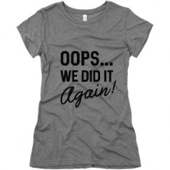 Ladies Slim Fit Super Soft Triblend Tee