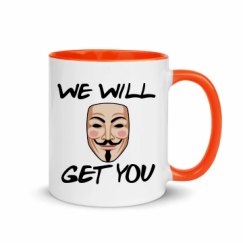 11oz Ceramic Mug with Color Inside