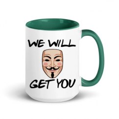 15oz Ceramic Mug with Color Inside