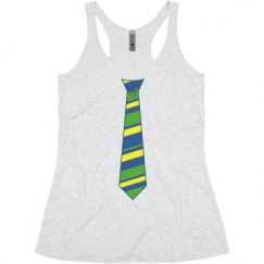 Ladies Slim Fit Super Soft Racerback Triblend Tank