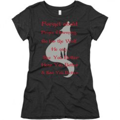 Ladies Slim Fit Super Soft Triblend Tee