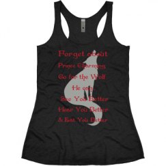 Ladies Slim Fit Super Soft Racerback Triblend Tank